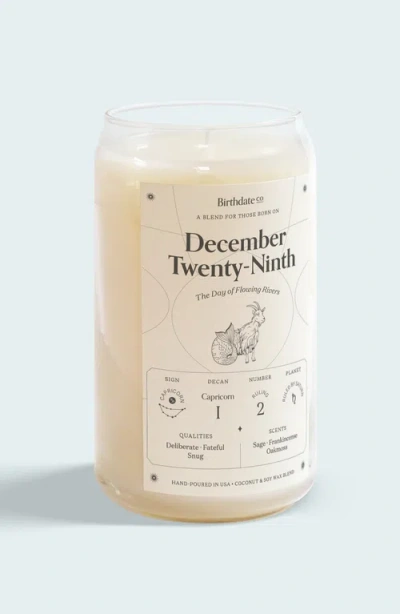 Birthdate Co. The December Birthday Candle In December 29th