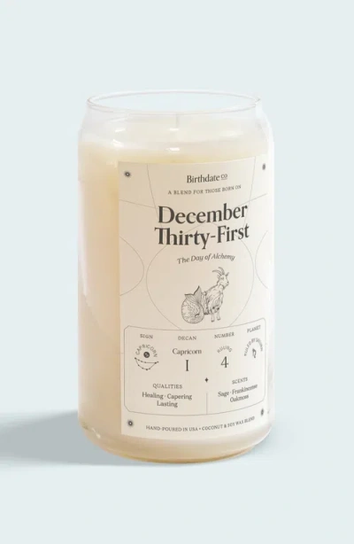 Birthdate Co. The December Birthday Candle In December 31st