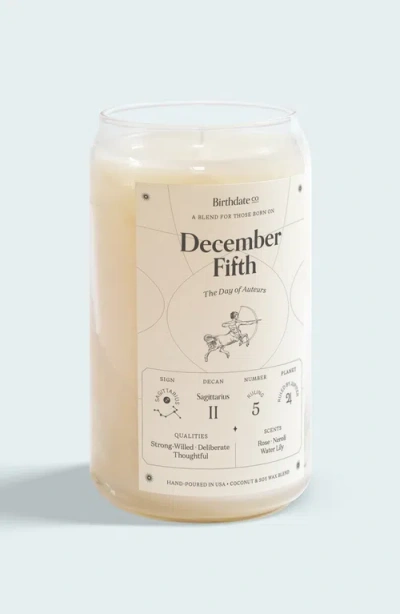 Birthdate Co. The December Birthday Candle In December 5th