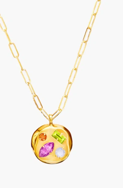 Birthdate Co. The February Birthdate Gold Pendant In February 10th - Gold