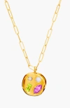 Birthdate Co. The February Birthdate Gold Pendant In February 12th - Gold