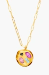 Birthdate Co. The February Birthdate Gold Pendant In February 13th - Gold