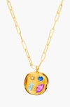Birthdate Co. The February Birthdate Gold Pendant In February 17th - Gold