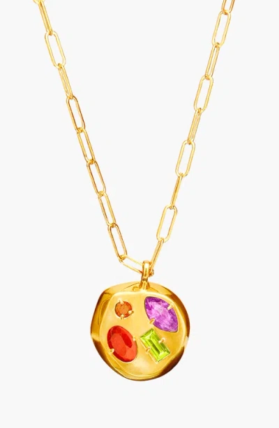 Birthdate Co. The February Birthdate Gold Pendant In February 18th - Gold