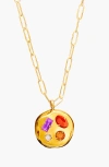 Birthdate Co. The February Birthdate Gold Pendant In February 21st - Gold
