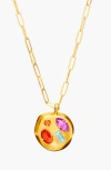 Birthdate Co. The February Birthdate Gold Pendant In February 23rd - Gold