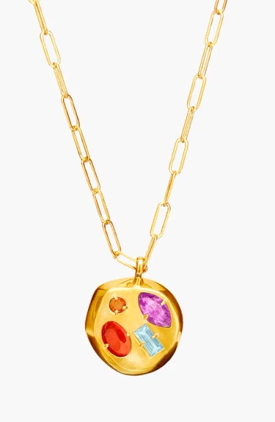 Birthdate Co. The February Birthdate Gold Pendant In February 23rd - Gold
