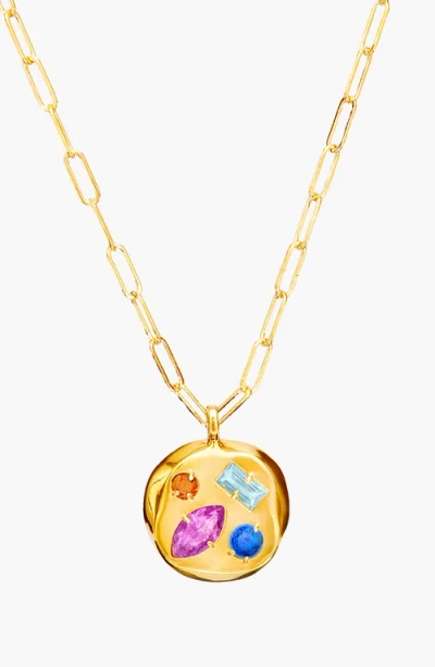 Birthdate Co. The February Birthdate Gold Pendant In February 25th - Gold