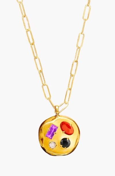 Birthdate Co. The February Birthdate Gold Pendant In February 26th - Gold