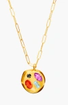 Birthdate Co. The February Birthdate Gold Pendant In February 28th - Gold