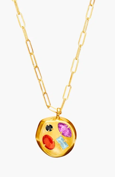 Birthdate Co. The February Birthdate Gold Pendant In February 28th - Gold