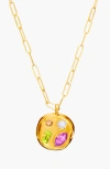 Birthdate Co. The February Birthdate Gold Pendant In February 2nd - Gold