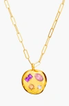 Birthdate Co. The February Birthdate Gold Pendant In February 4th - Gold