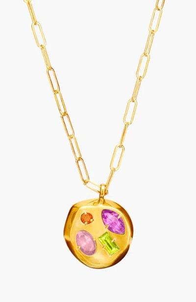 Birthdate Co. The February Birthdate Gold Pendant In February 8th - Gold