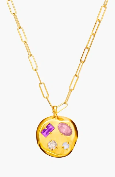 Birthdate Co. The February Birthdate Gold Pendant In February 9th - Gold