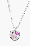Birthdate Co. The February Birthdate Silver Pendant In February 13th - Silver
