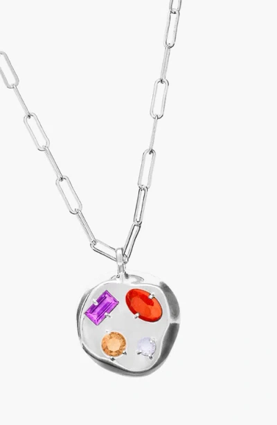 Birthdate Co. The February Birthdate Silver Pendant In February 14th - Silver