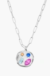 Birthdate Co. The February Birthdate Silver Pendant In February 17th - Silver