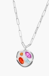 Birthdate Co. The February Birthdate Silver Pendant In February 23rd - Silver