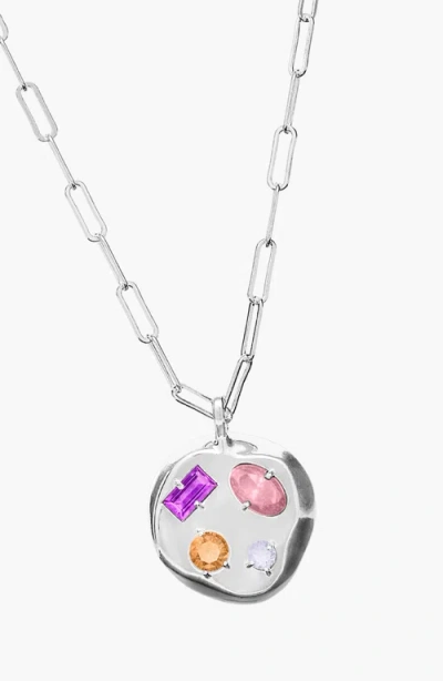 Birthdate Co. The February Birthdate Silver Pendant In February 4th - Silver