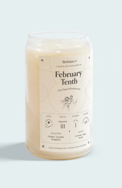 Birthdate Co. The February Birthday Candle In February 10th