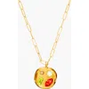 Birthdate Co. The January Birthdate Gold Pendant In January 12th - Gold