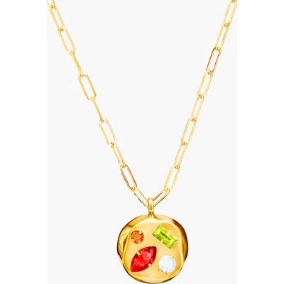 Birthdate Co. The January Birthdate Gold Pendant In January 20th - Gold