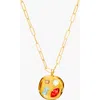 Birthdate Co. The January Birthdate Gold Pendant In January 22nd - Gold