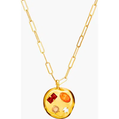 Birthdate Co. The January Birthdate Gold Pendant In January 24th - Gold