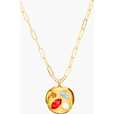 Birthdate Co. The January Birthdate Gold Pendant In January 25th - Gold