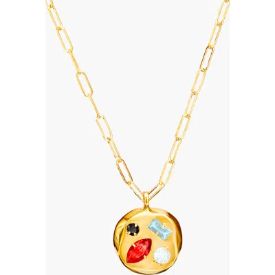 Birthdate Co. The January Birthdate Gold Pendant In January 30th - Gold