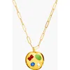 Birthdate Co. The January Birthdate Gold Pendant In January 4th - Gold