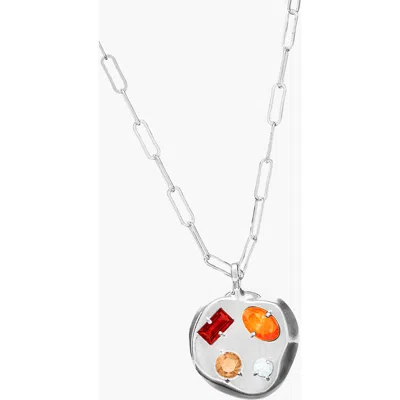 Birthdate Co. The January Birthdate Silver Pendant In January 24th - Silver