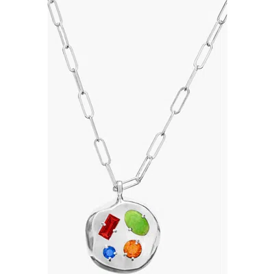 Birthdate Co. The January Birthdate Silver Pendant In January 6th - Silver