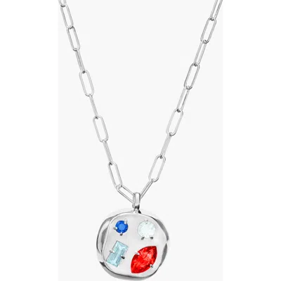 Birthdate Co. The January Birthdate Silver Pendant In January 7th - Silver