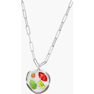 Birthdate Co. The January Birthdate Silver Pendant In January 8th - Silver