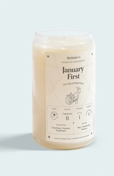 Birthdate Co. The January Birthday Candle In January 1st