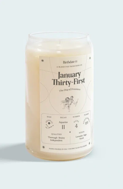 Birthdate Co. The January Birthday Candle In January 31st