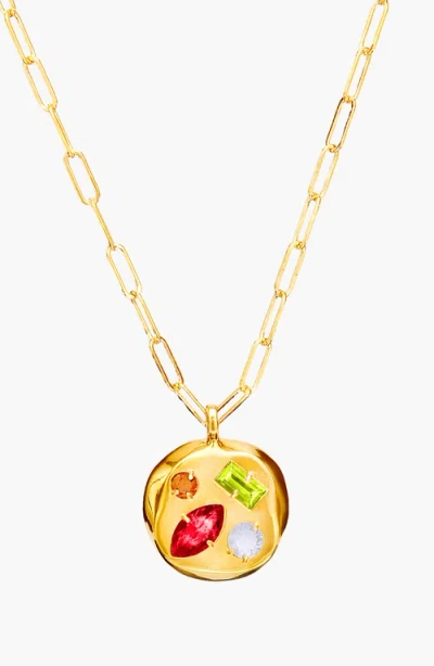 Birthdate Co. The July Birthdate Pendant In July 10th - Gold