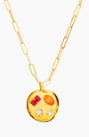 Birthdate Co. The July Birthdate Pendant In July 14th - Gold