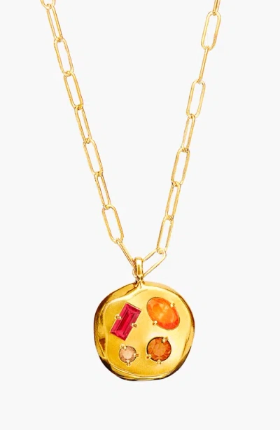 Birthdate Co. The July Birthdate Pendant In July 21st - Gold