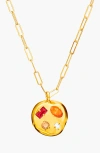 Birthdate Co. The July Birthdate Pendant In July 24th - Gold