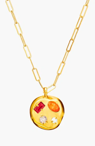 Birthdate Co. The July Birthdate Pendant In July 29th - Gold