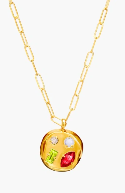 Birthdate Co. The July Birthdate Pendant In July 2nd - Gold