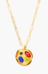 Birthdate Co. The July Birthdate Pendant In July 3rd - Gold