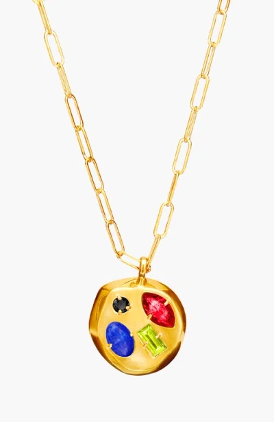 Birthdate Co. The July Birthdate Pendant In July 3rd - Gold