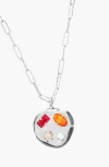 Birthdate Co. The July Birthdate Silver Pendant