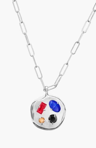 Birthdate Co. The July Birthdate Silver Pendant In July 11th - Silver