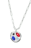 Birthdate Co. The July Birthdate Silver Pendant In July 13th - Silver