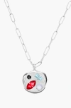 Birthdate Co. The July Birthdate Silver Pendant In July 15th - Silver